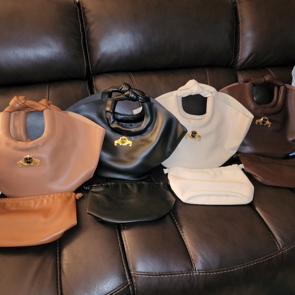 Knot Handle 2 n 1 Tote - Picture 1 of 3